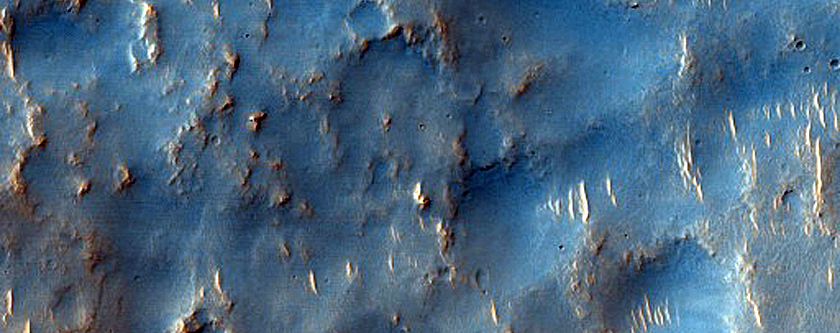 Olivine-Rich Crater Ejecta in Terra Sirenum
