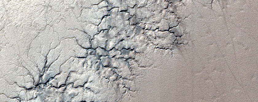 Terrain Southeast of Rayleigh Crater
