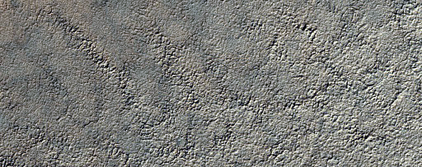 Possible Exposure of South Polar Layered Deposits
