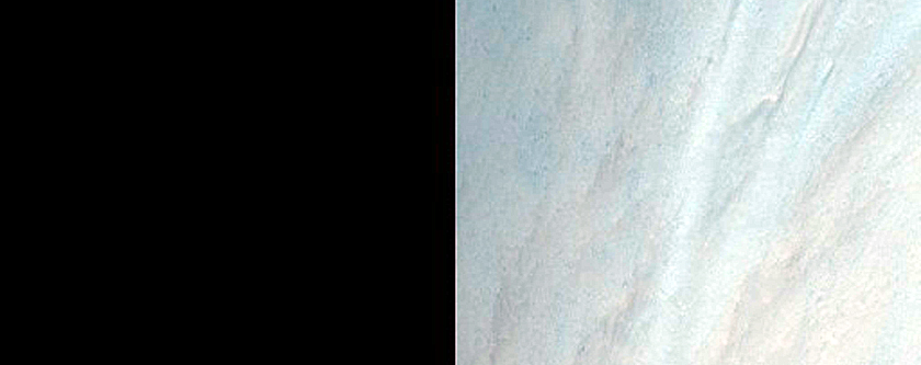Southern Slopes of Coprates Chasma Ridge
