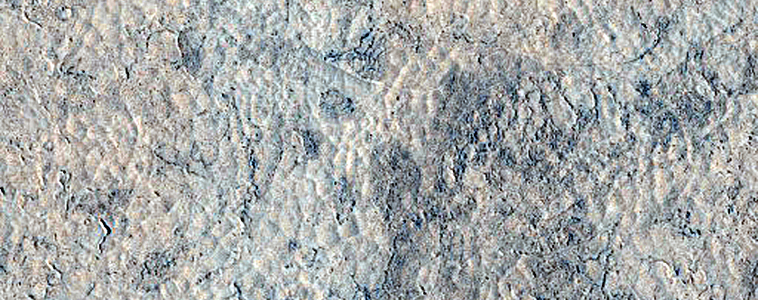 Lava Features on Cerberus Region Plains
