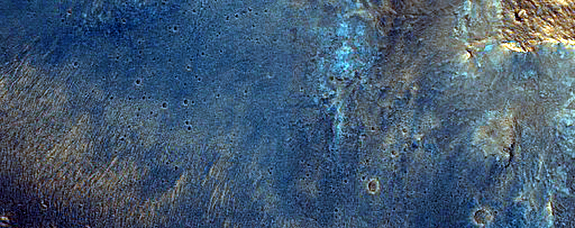 Central Peak of Impact Crater in Chryse Planitia
