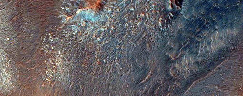 Monitoring Slopes of Fresh 6-Kilometer Diameter Rayed Crater