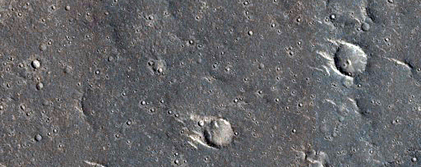 Small Lava Flow near Athabasca Valles
