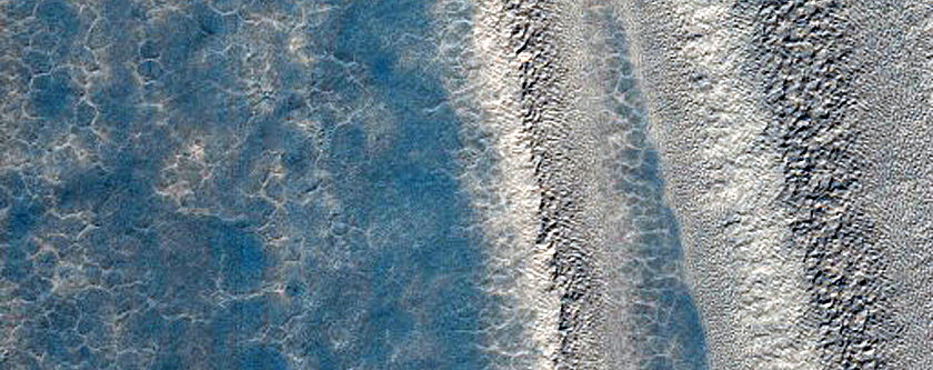 Outlier of South Polar Layered Deposits
