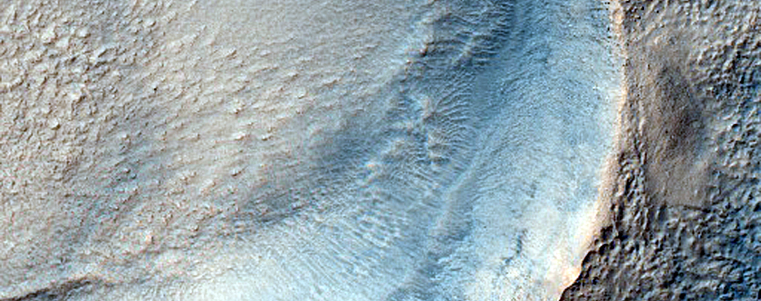 Possible Olivine-Rich Pedestal Crater in Terra Sirenum
