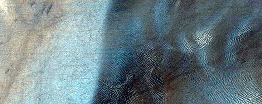 Terra Cimmeria Intracrater Dune Changes
