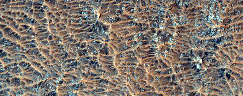 Intercrater Plains North of Huygens Crater
