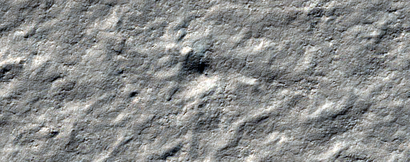 Possible Small Crater in Promethei Lingula
