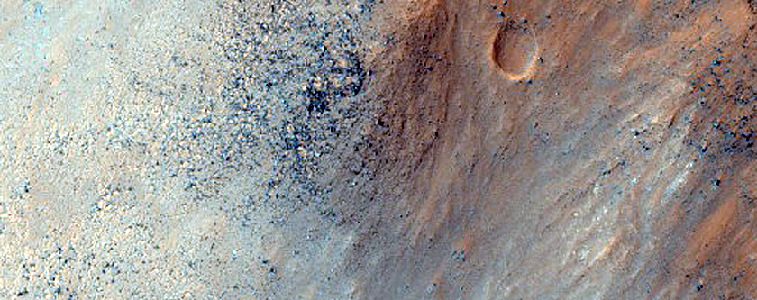 Layers in Mesa in Orson Welles Crater Chaos
