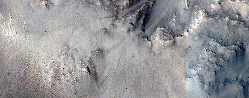 Monitor Steep Crater Slopes Near InSight Lander
