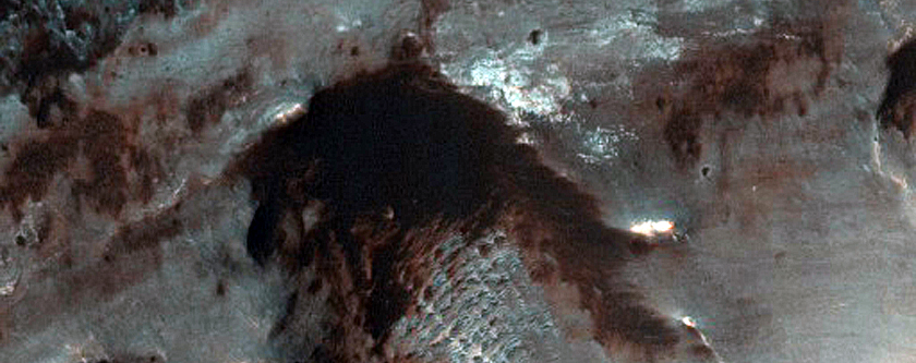 Crater Floor Deposit in Tyrrhena Terra

