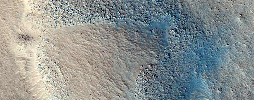 Dipping Layers in Deuteronilus Mensae
