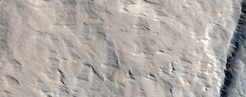 Well-Preserved Ejecta of 20-Kilometer Crater Northeast of Ascraeus Mons
