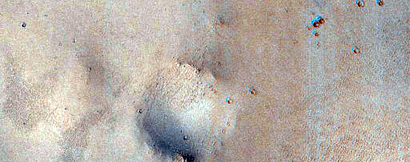Terrain Sample West of Nili Fossae Crater
