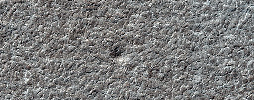 Possible Crater in Promethei Lingula
