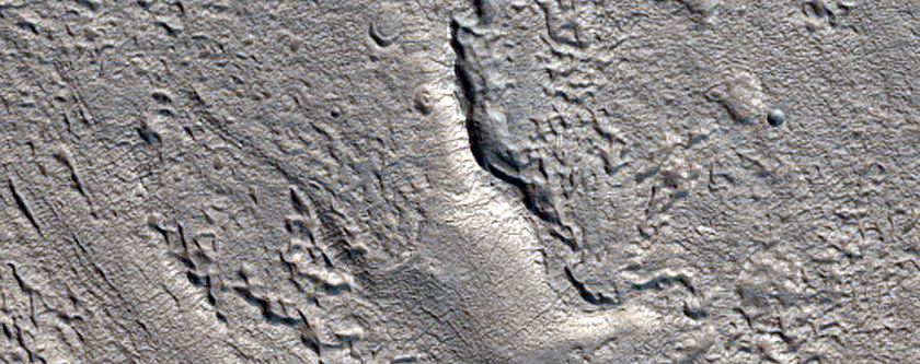 Surface of Flow in Northwest Tempe Terra
