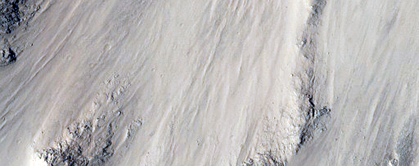 Small Gullies in Juventae Chasma
