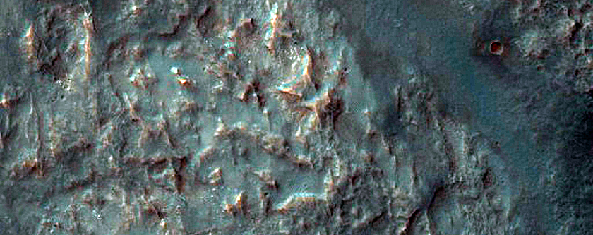 Well-Exposed Ejecta Blanket at Kontum Crater