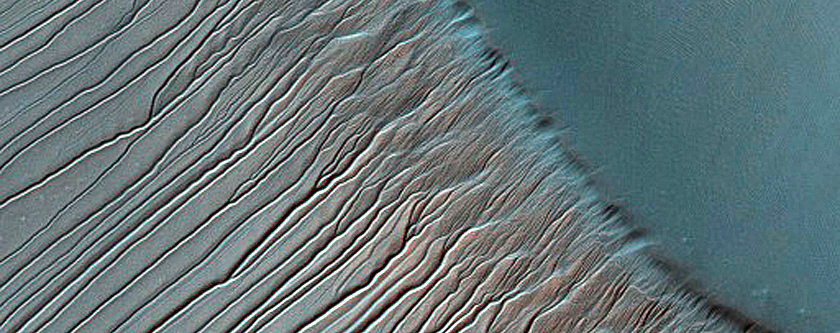 Topographical Characterization of Russell Crater Dunes

