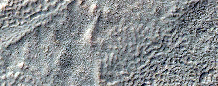 Crater Wall Layer Outcrop
