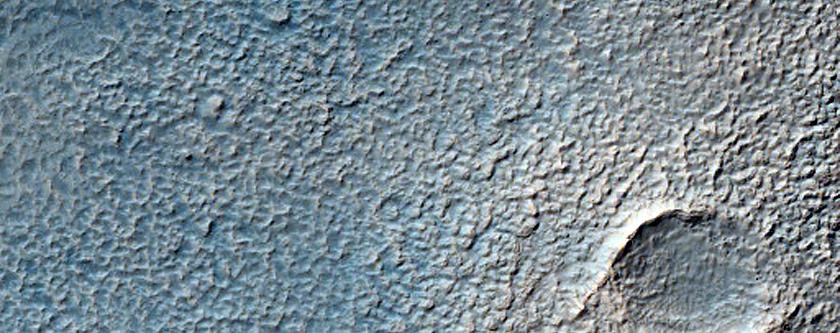 Possible Olivine-Rich Crater Wall in Terra Sirenum
