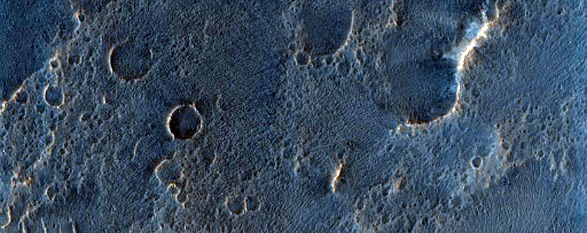 Candidate Recent Impact Site on Floor of Sharonov Crater
