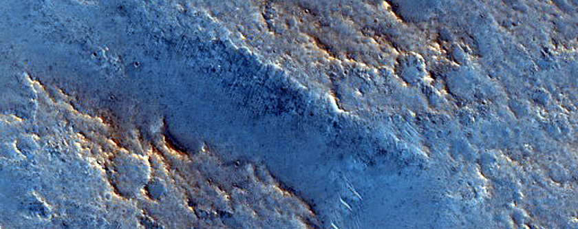 Northern Mid-Latitude Crater
