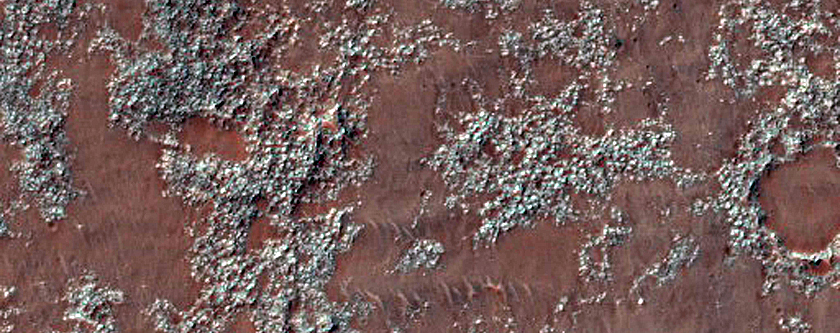 Ejecta from Holden Crater
