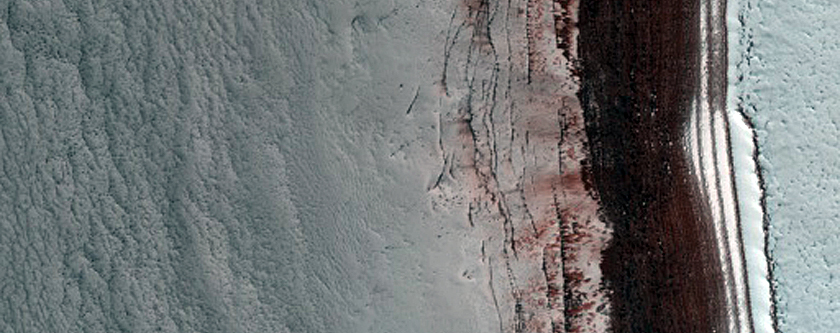 North Polar Site to Monitor Defrosting on Dunes
