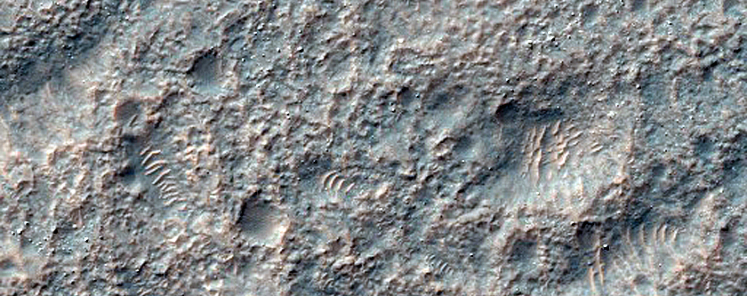 Craters West of Icaria Planum
