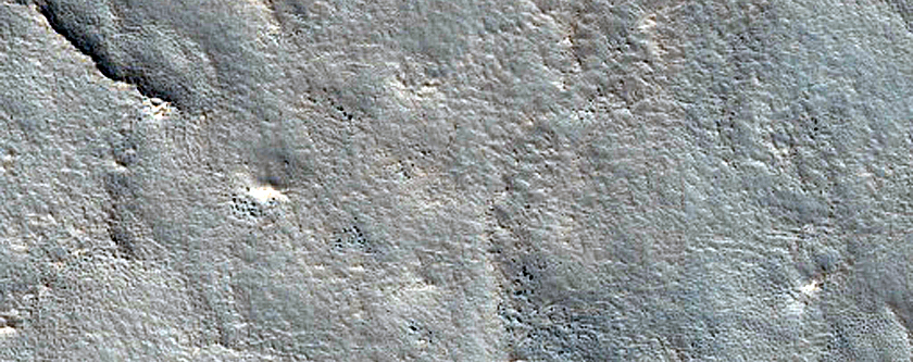 Periglacially Altered Patterned Ground in Utopia Planitia

