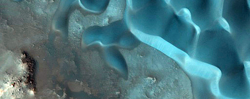 Dunes in Impact Crater