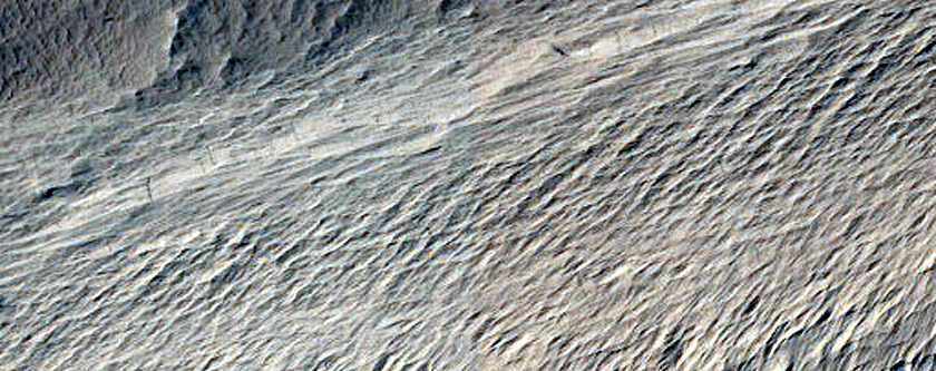 Layers in Medusae Fossae Formation
