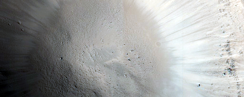 Crater with Steep Slopes
