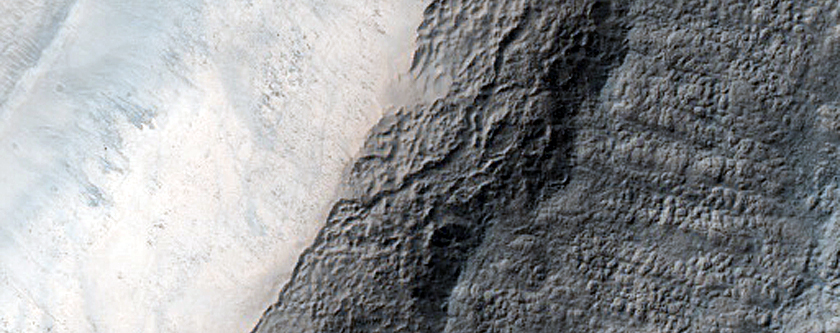Possible Olivine-Rich Pedestal Crater in Terra Sirenum
