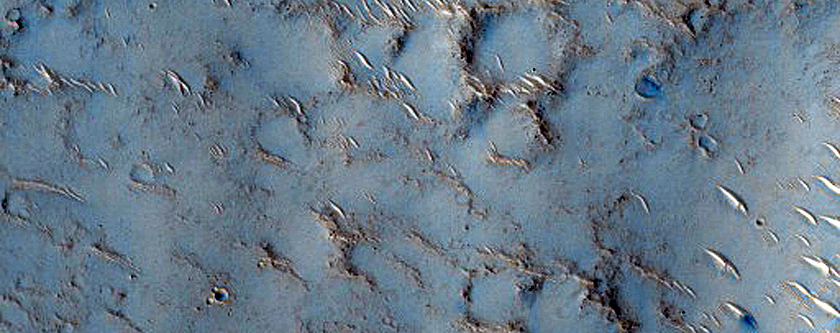 Fractured Ground in Isidis Planitia
