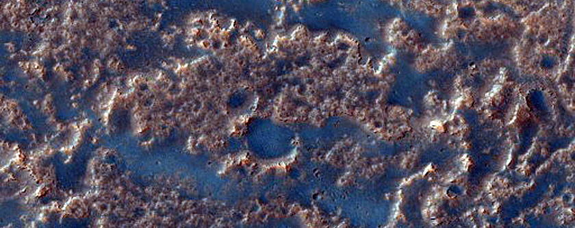 Sample Lavas in Daedalia Planum
