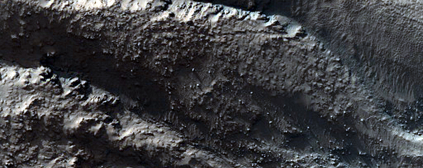 Gullies in Copernicus Crater
