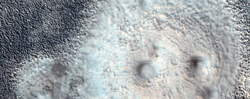 Pitted Mounds in Chryse Planitia