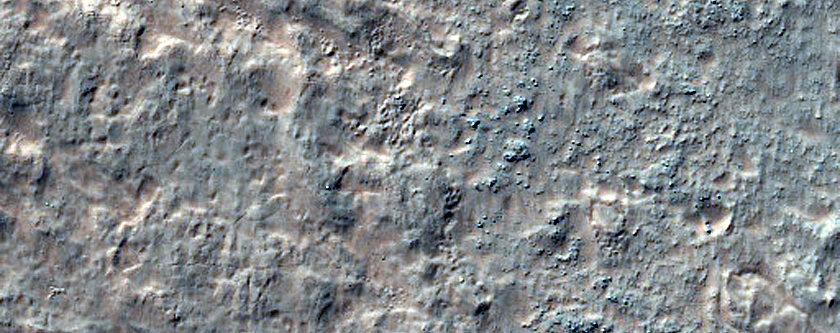 Intersection of Ridge and Plain South of Greeley Crater

