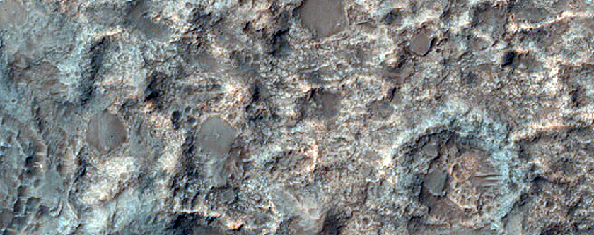 Possible Clay-Rich Terrain on Floor of Ladon Valles
