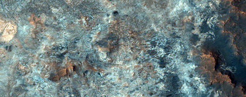 Possible Phyllosilicate-Rich Stratigraphy in Western Mawrth Vallis