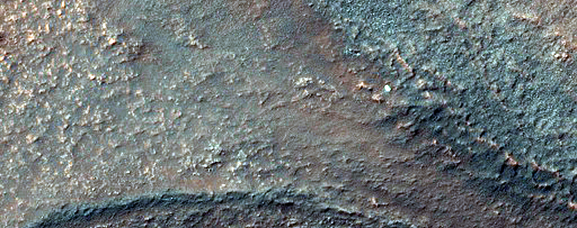 Channel on Floor of Hellas Planitia