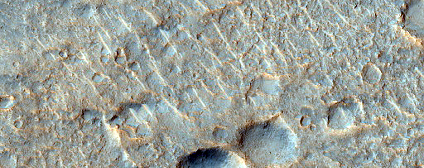 Arabia Terra Crater Rim