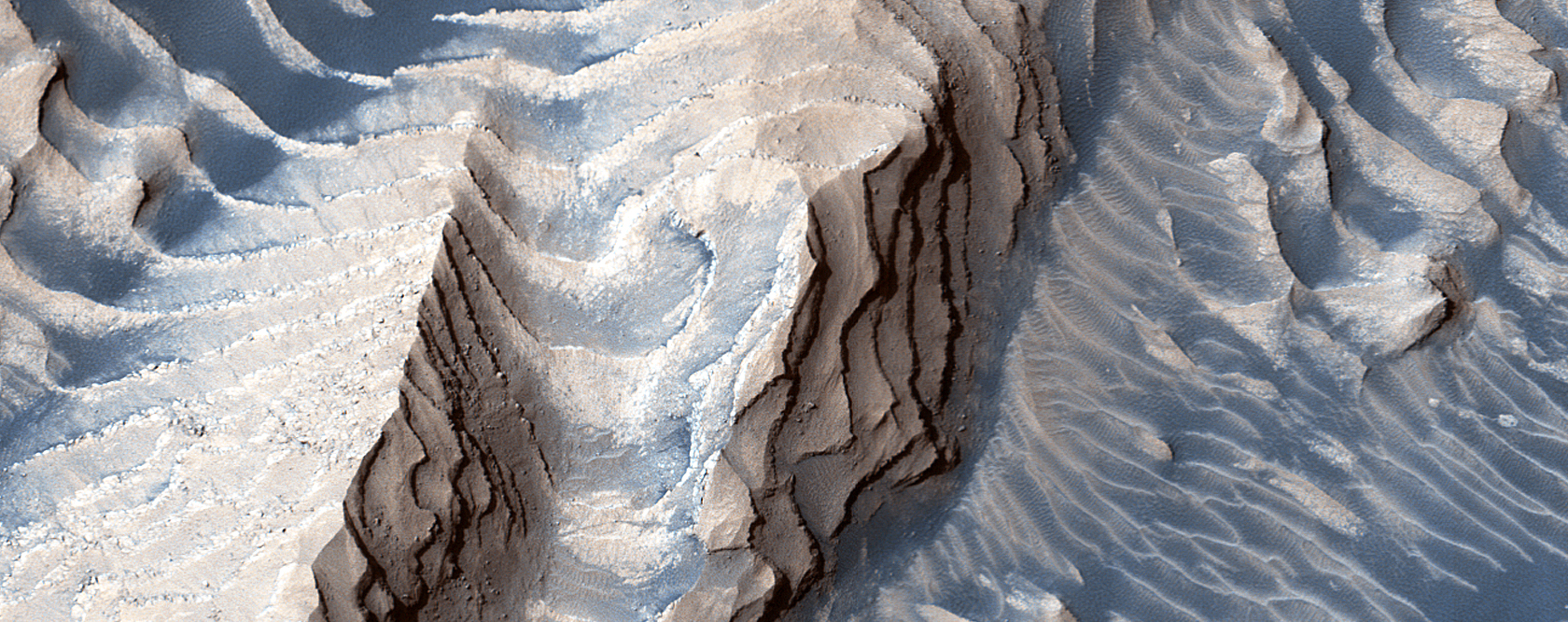 Layers in Danielson Crater