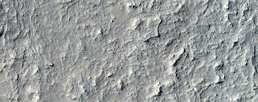 Lower Mound of Gale Crater Downrange of MSL Landing Site