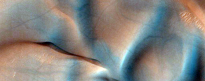 East Coprates Chasma Dune Monitoring