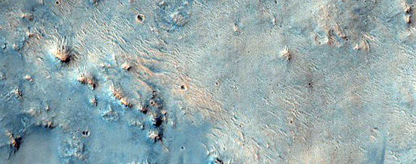 Olivine Signature on Crater Floor Deposit
