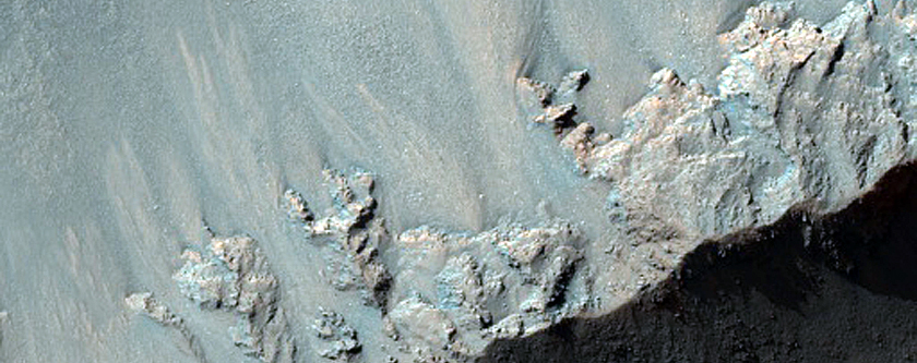Rock of Lower West Candor Chasma Wall